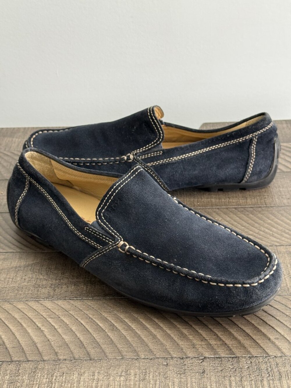 Geox Respira Suede Moner Driving Loafers Moccasins Men's Loafers Size 9 US